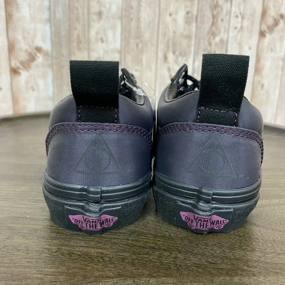 Vans Old Skool Elastic Harry Potter Deathly Hallows Sneaker‎ Size 10.5 Kids